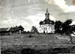Вид разрушенной церкви села Гостево. Из альбома Юдинцевой Ирины, г. Котельнич