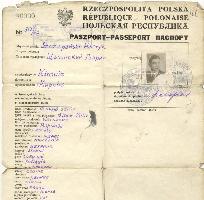 Польский паспорт Генриха Щепанского, выданный в г. Кирове. 1942 г. Ф.6799,оп.6, ед.хр.СУ-7822